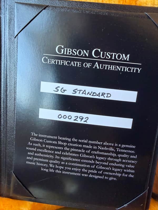 2020 Gibson Custom Shop SG Standard 3 Pickup Double Gold Factory Stinger - Gold Top