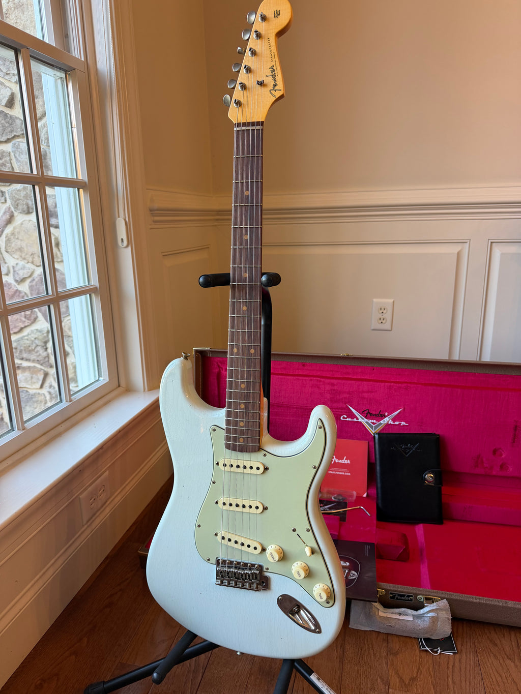 2025 Fender Custom Shop ‘59 Stratocaster Journeyman - Faded Aged Sonic Blue