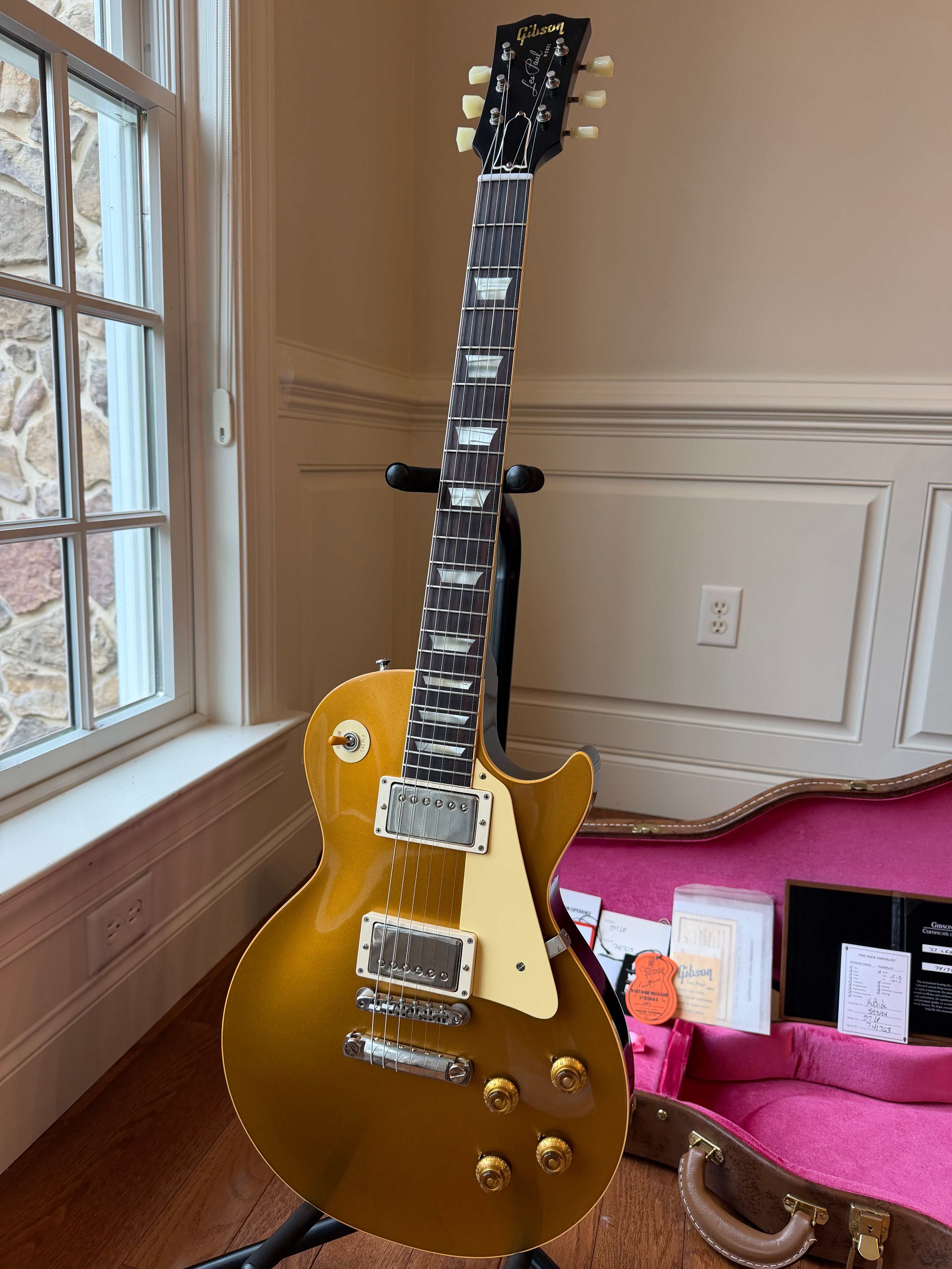 2024 Gibson Custom Shop Les Paul ‘57 R7 VOS Dark Back - Gold Top