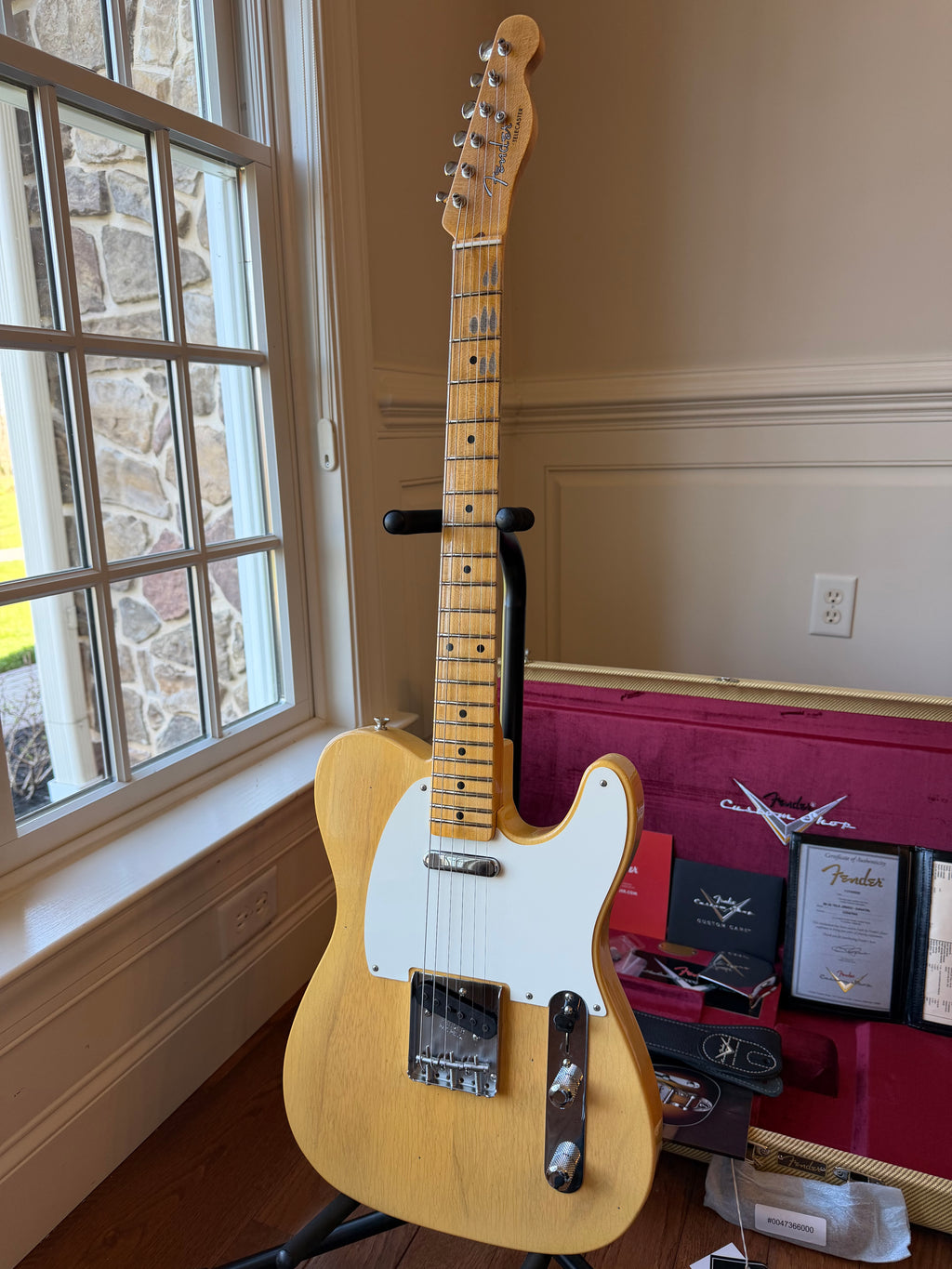 2025 Fender Custom Shop ‘55 Telecaster B5 Journeyman - Aged Natural Blonde