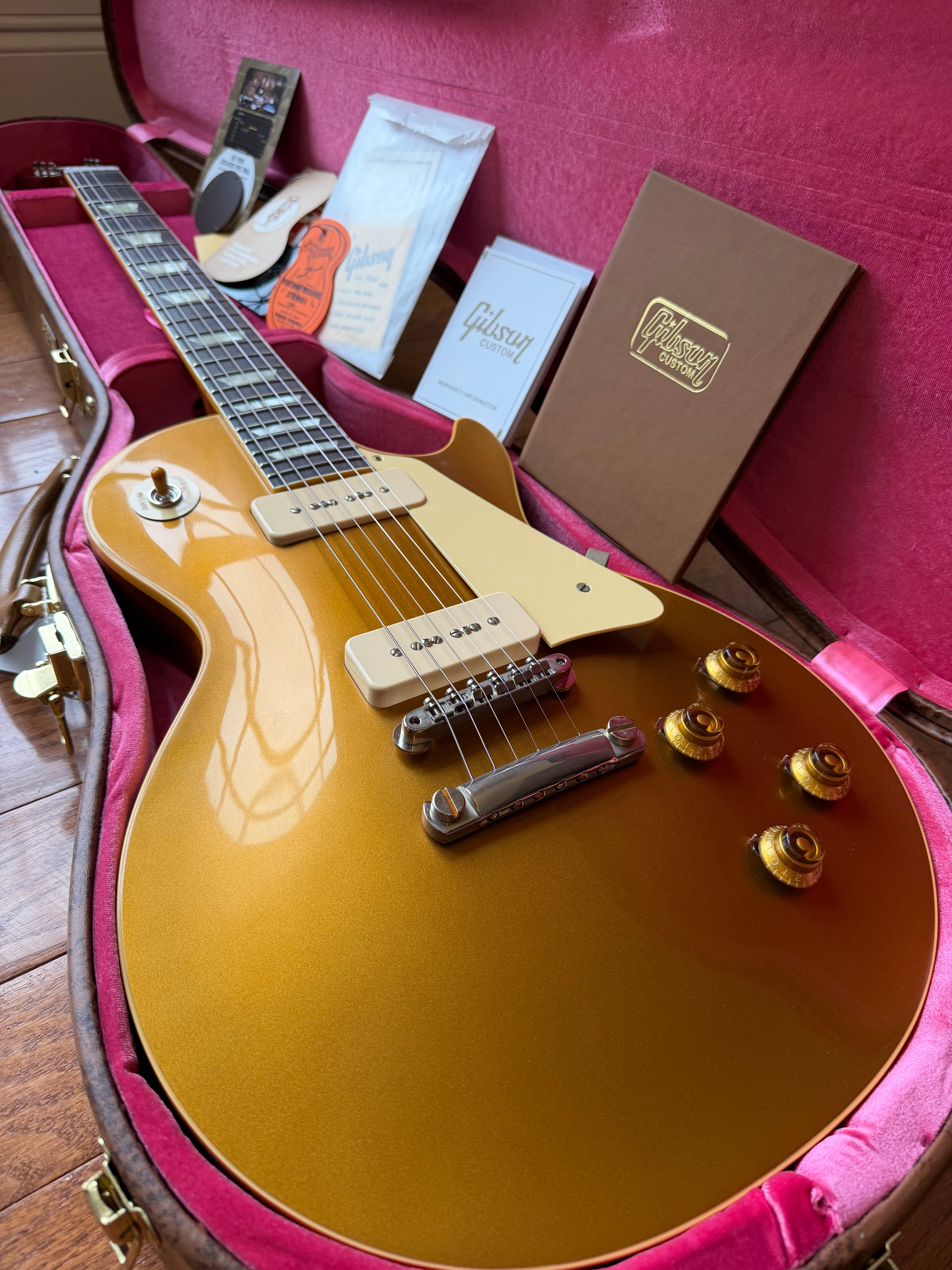 2026 Gibson Custom Shop Les Paul Standard ‘56 Reissue R6 Double Gold VOS - Gold Top