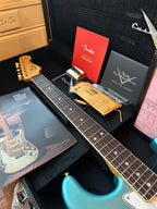 2023 Fender Custom Shop '65 Stratocaster LTD Gold Hardware Neck Binding - Teal Green Metallic - Image 21