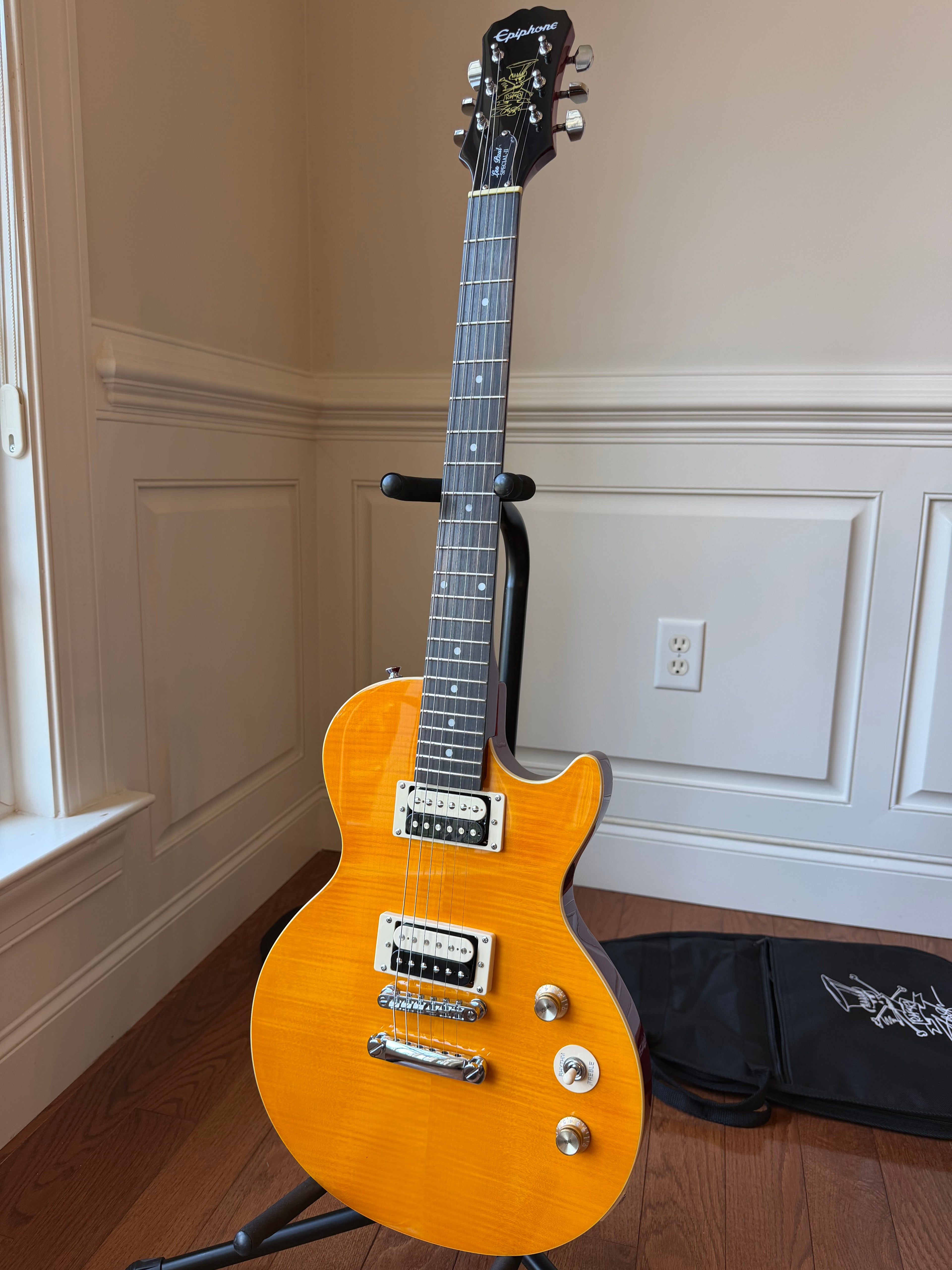 Epiphone “AFD” Slash Les Paul Special II Outfit - Appetite Amber