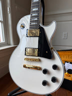 2026 Gibson Custom Shop Les Paul Custom Ebony Fretboard - Alpine White