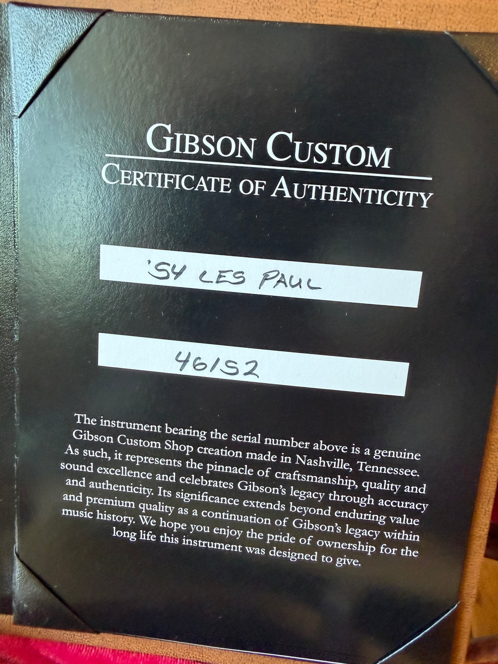2026 Gibson Custom Shop Les Paul Standard ‘54 Reissue R4 VOS - Gold Top