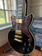 2024 D'Angelico Deluxe Atlantic Baritone - Solid Black