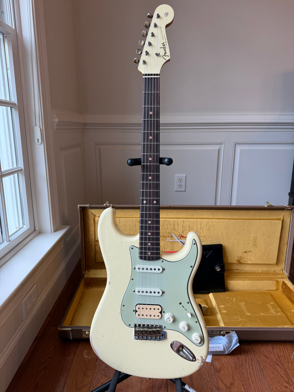 2026 Fender Custom Shop ‘62 Stratocaster HSS Relic - Vintage White