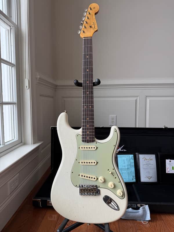 2026 Fender Custom Shop '64 Stratocaster L-Series Limited Journeyman - Aged Olympic White
