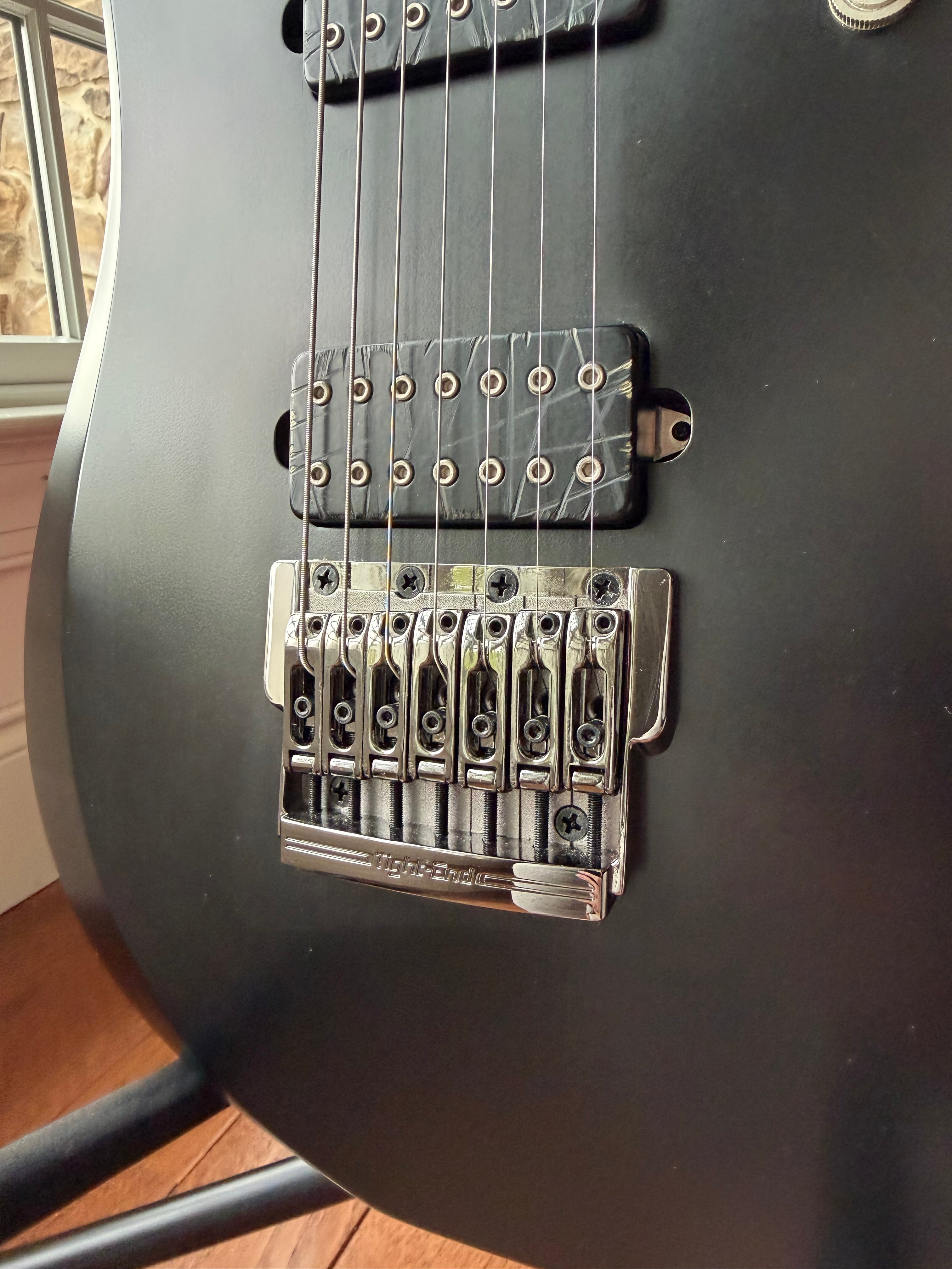 2019 Ibanez Prestige RGD7UCS 7 String - Invisible Shadow Black