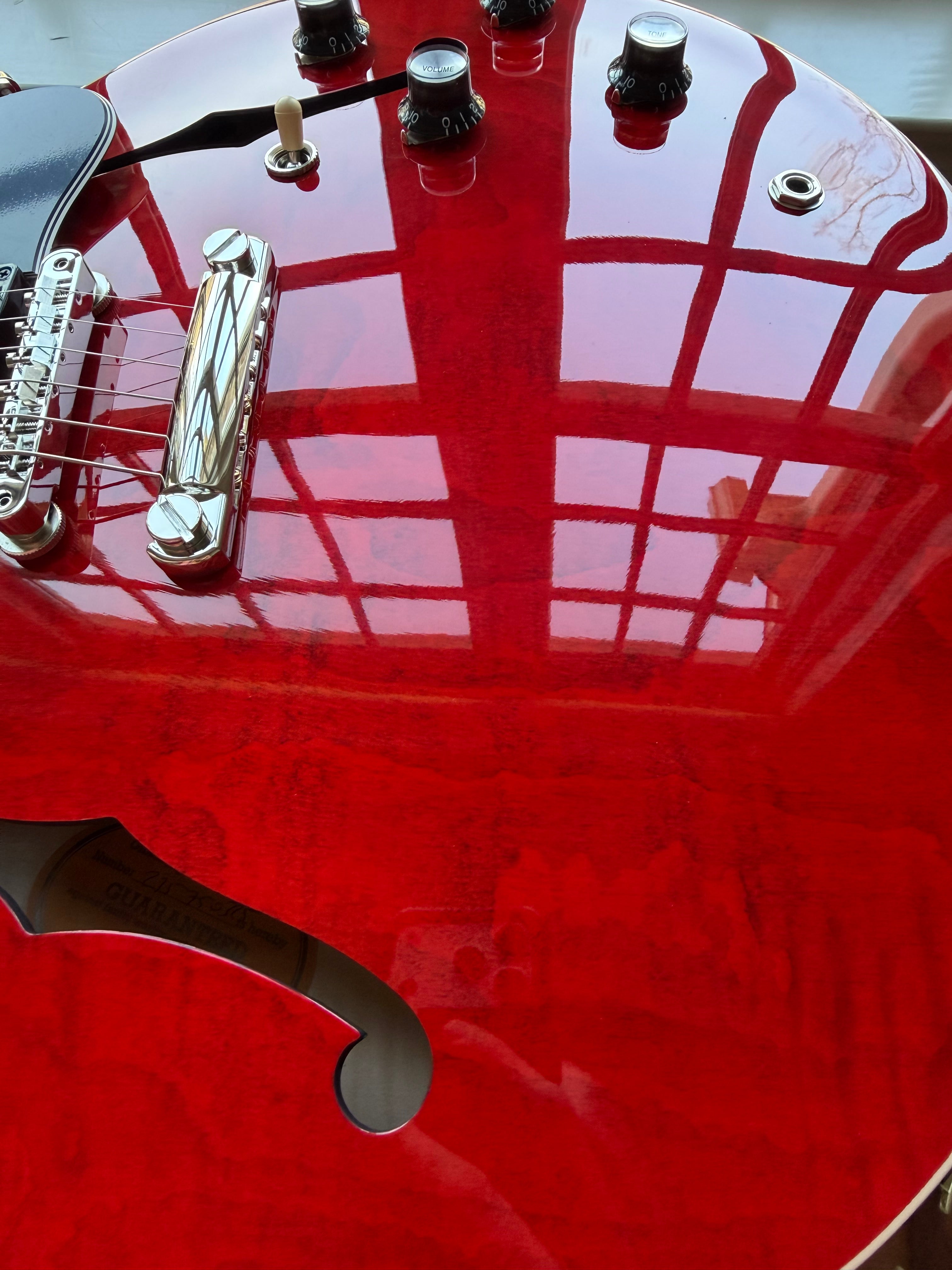 2025 Gibson ES-335 Figured - Cherry Red - Image 11
