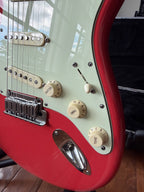 2011 Fender American Deluxe Stratocaster - Fiesta Red