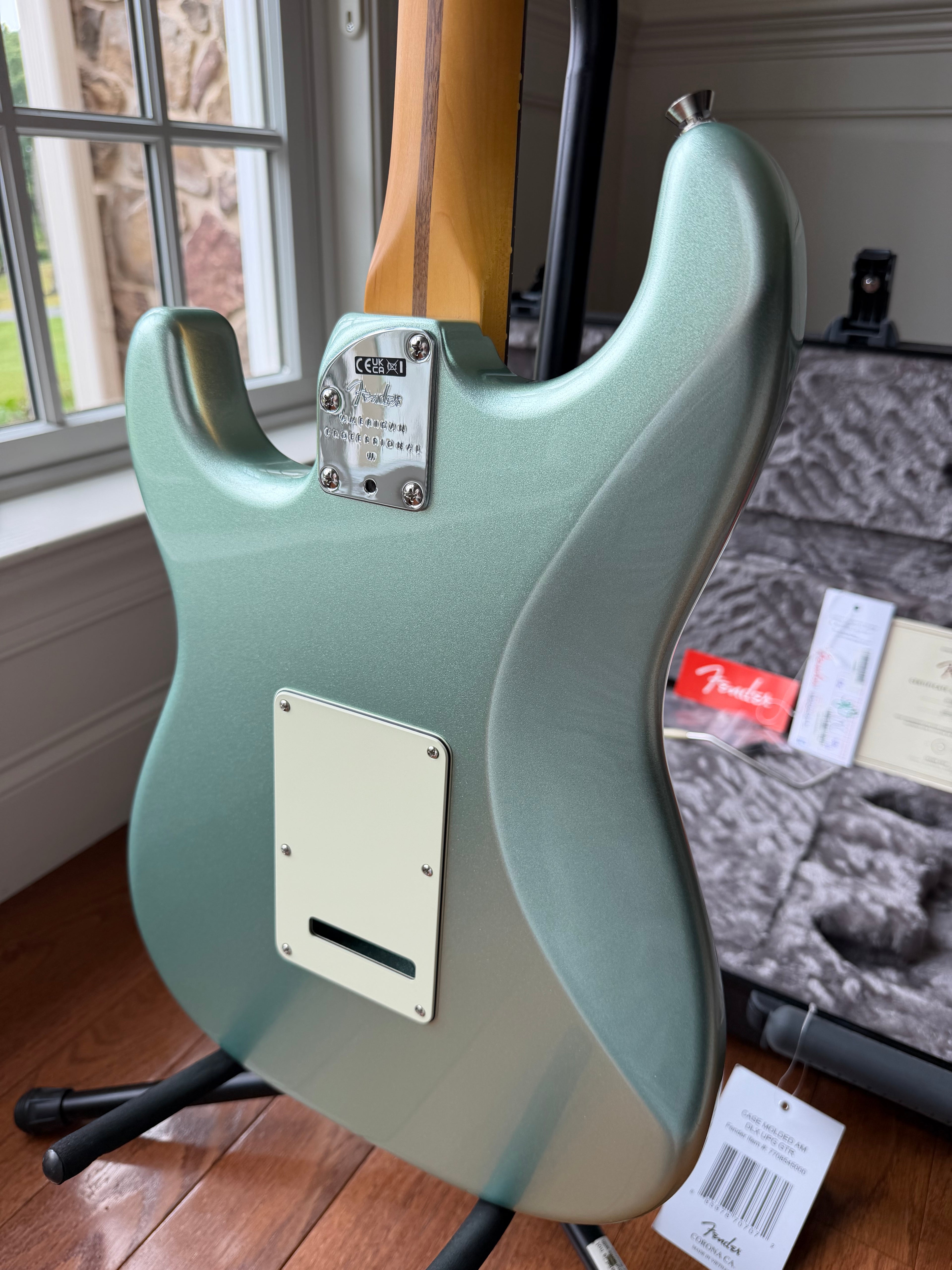 2025 Fender American Professional II Stratocaster Rosewood Fretboard - Mystic Surf Green