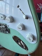 2025 Fender Custom Shop '54 Stratocaster B4 Fat LTD Relic CC - Super Faded Aged Surf Green - Image 6