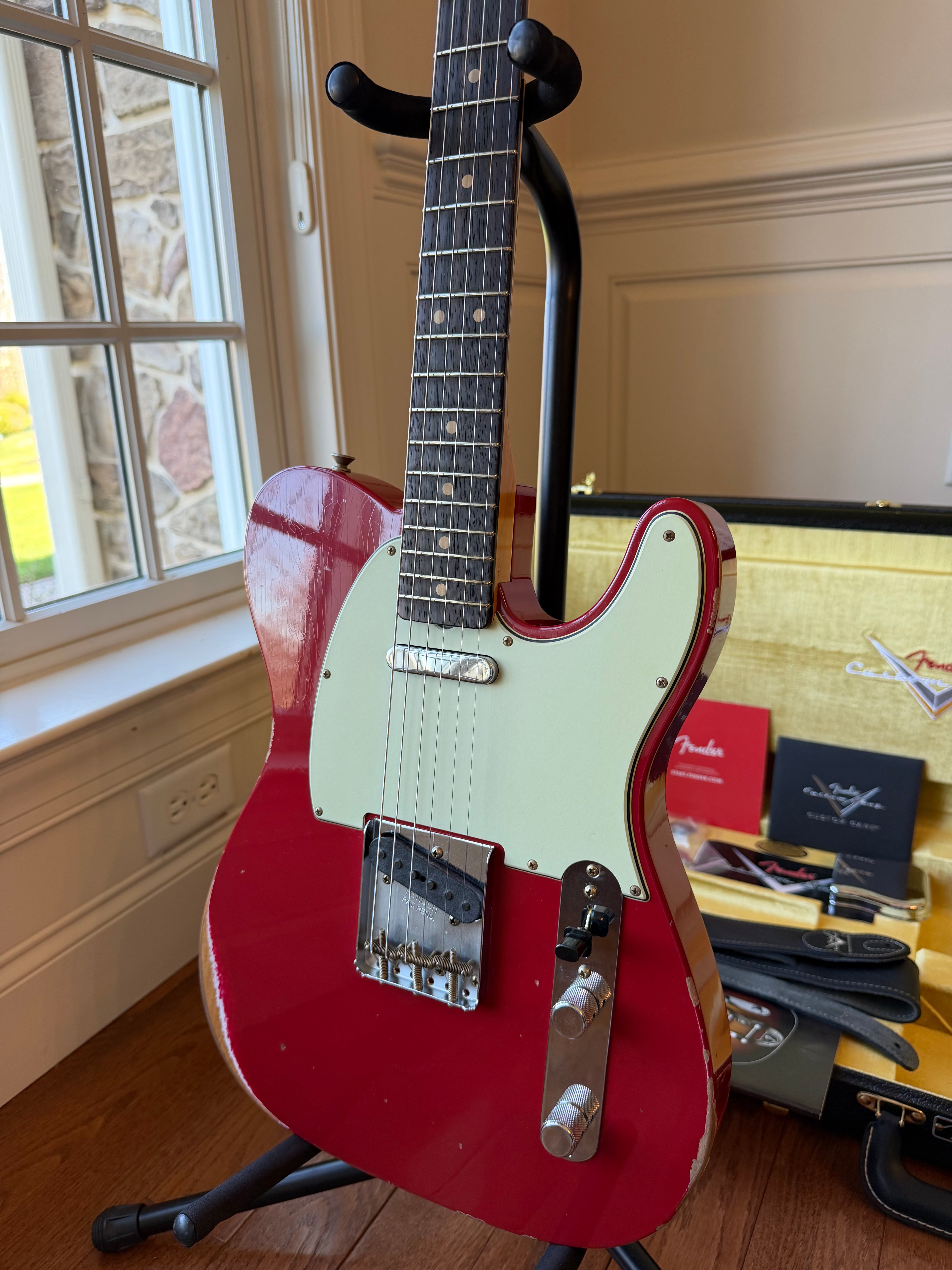 2025 Fender Custom Shop ‘63 Telecaster LR25 Relic Limited Edition - Dakota Red