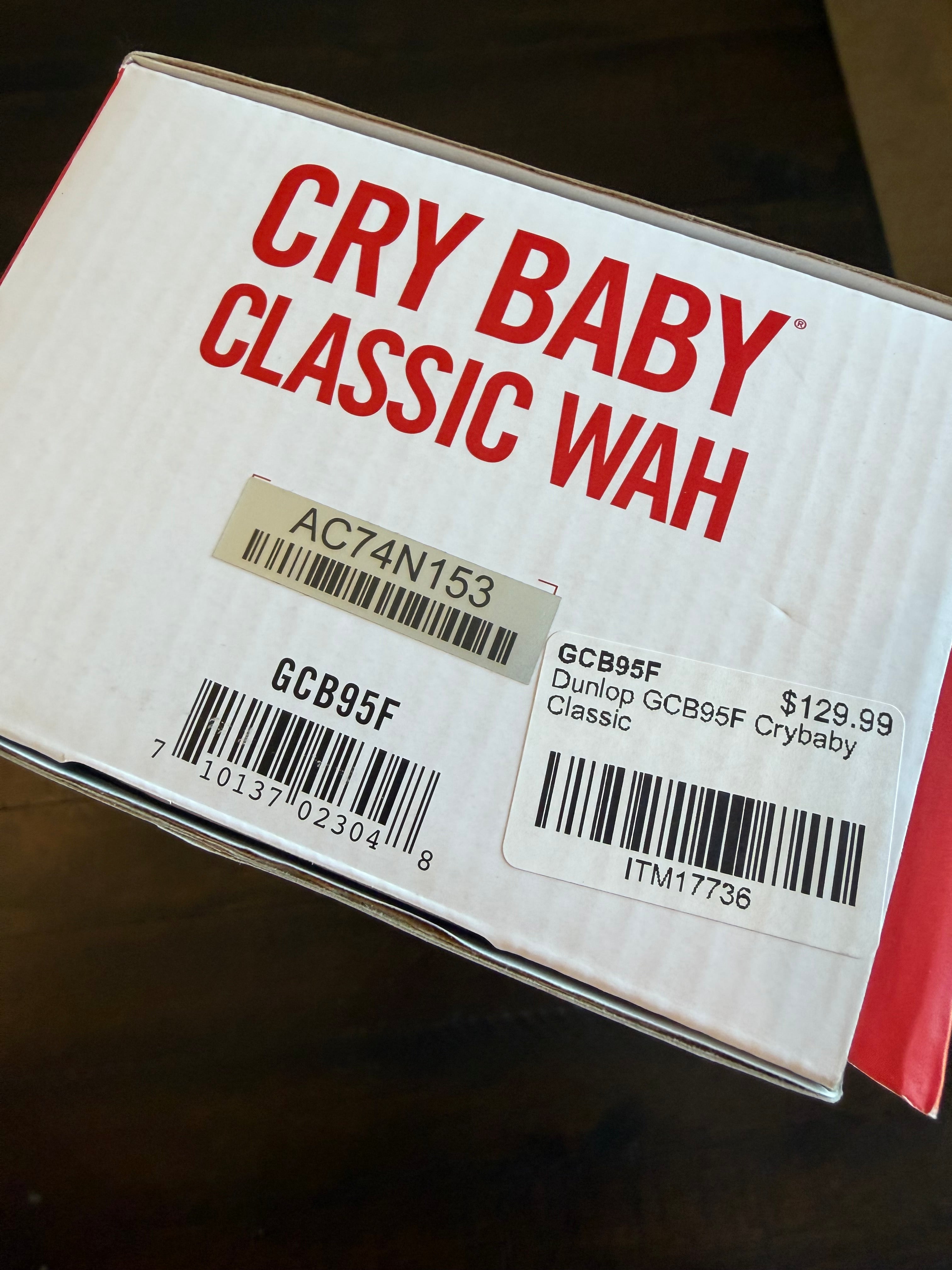 Dunlop GCB95F Cry Baby Classic Wah