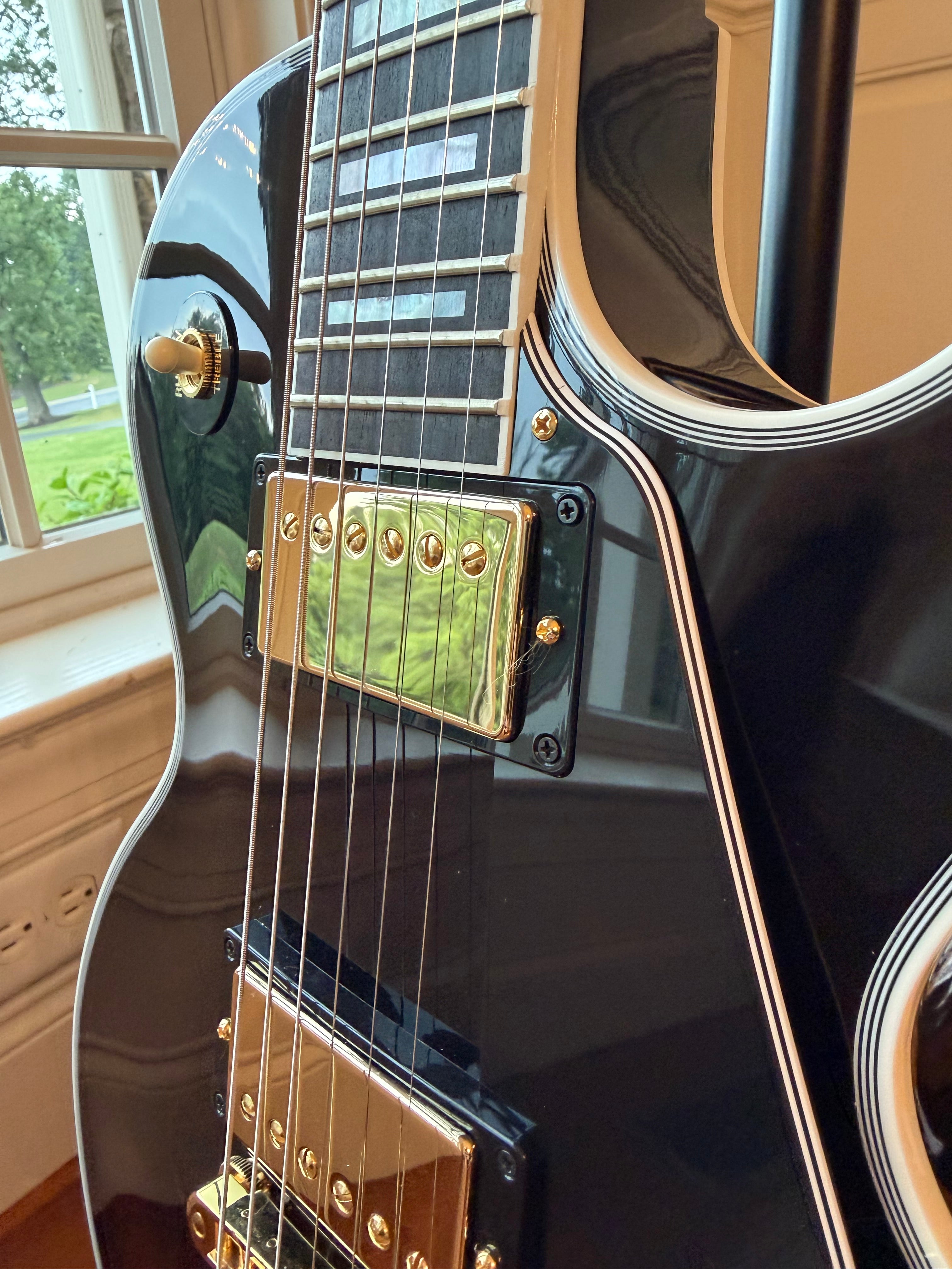 2026 Gibson Custom Shop Les Paul Custom - Ebony Black