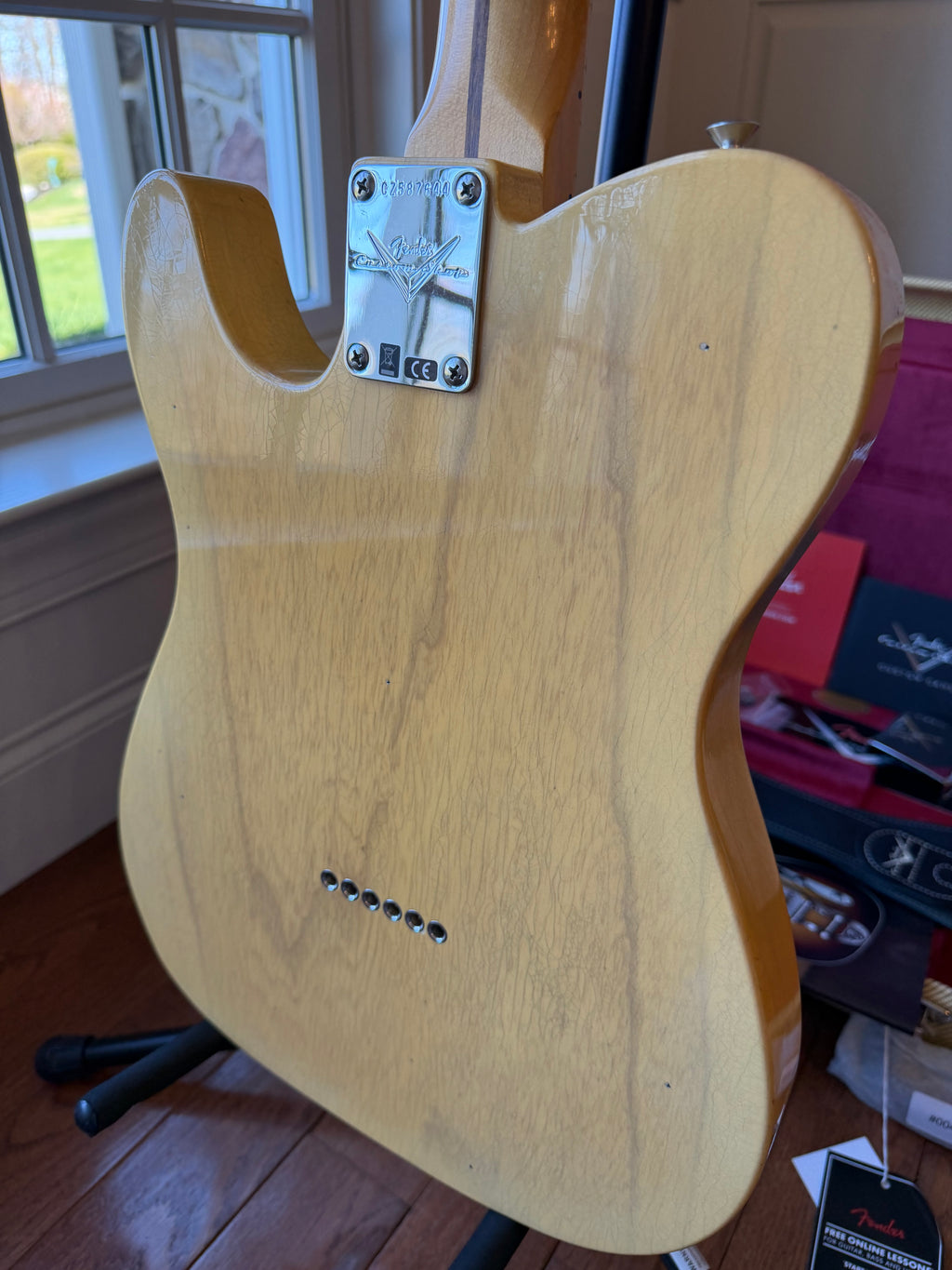 2025 Fender Custom Shop ‘55 Telecaster B5 Journeyman - Aged Natural Blonde