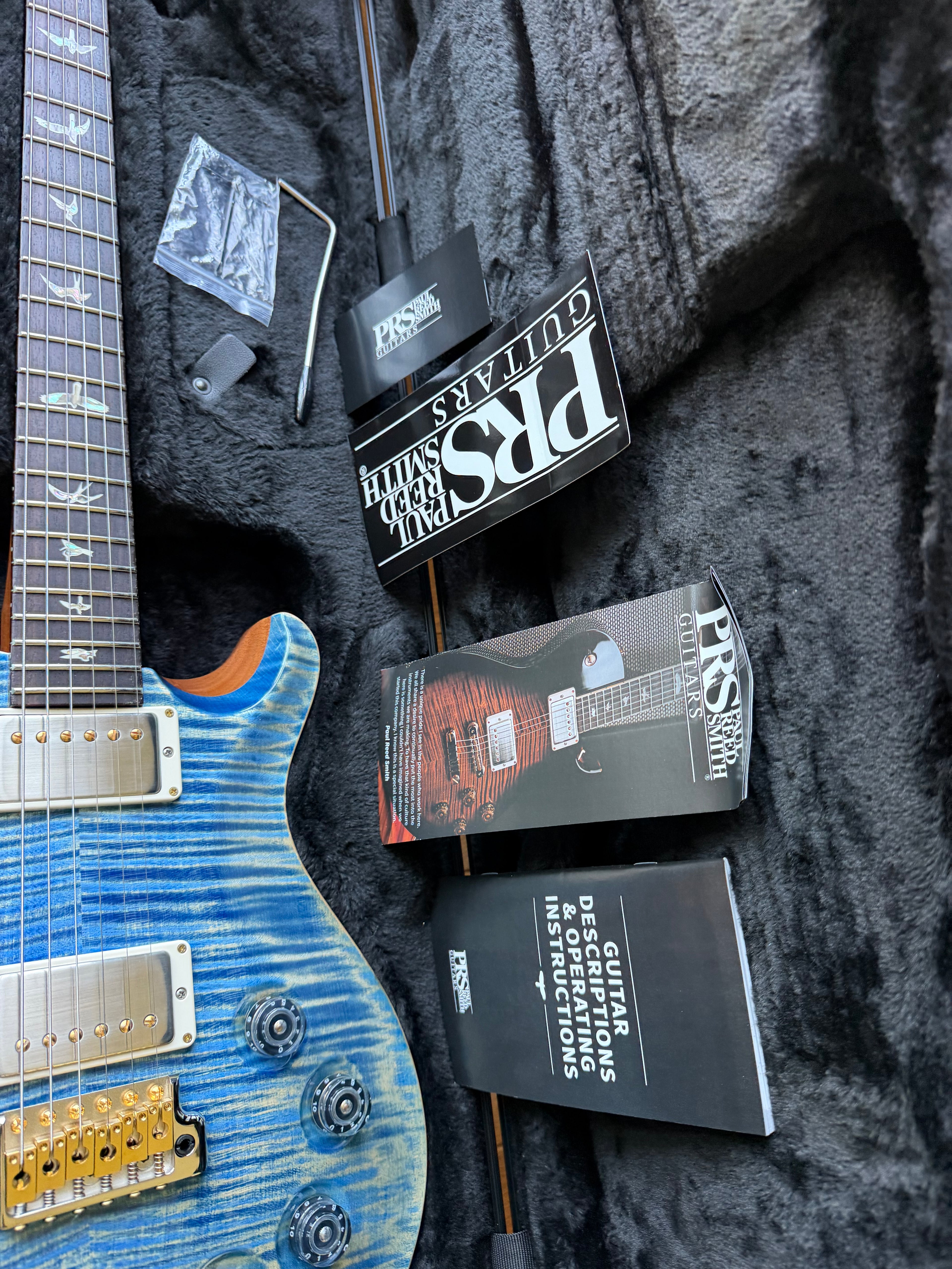 2025 PRS DGT Dave Grissom Signature 10 Top Birds - Faded Blue Jean