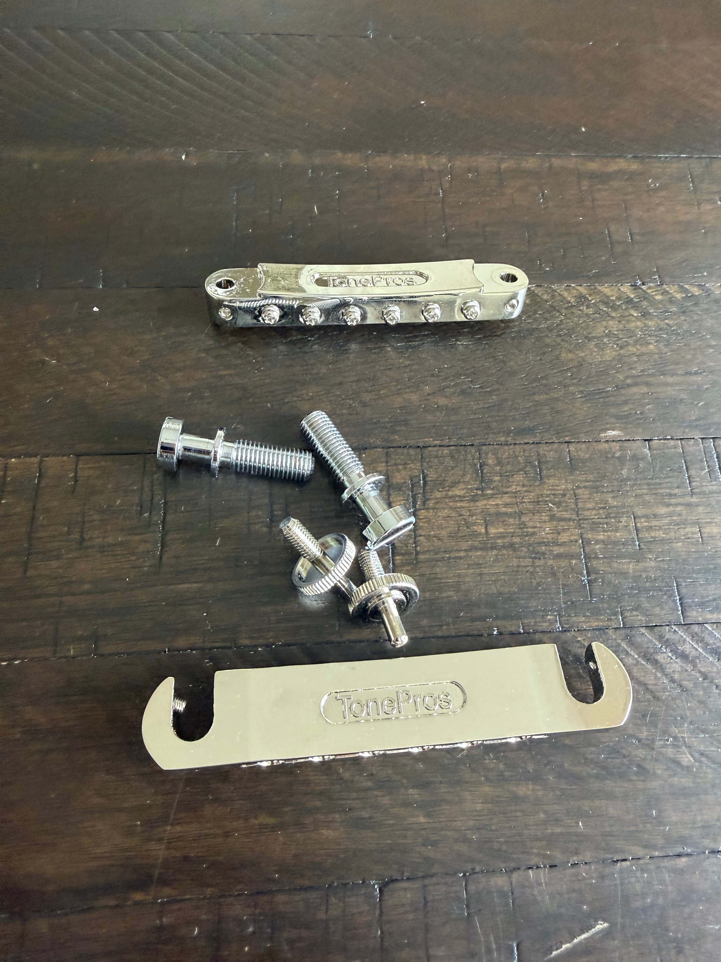 Tone Pros Locking Tailpiece and Bridge - Chrome