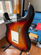 2026 Fender Custom Shop Stratocaster Custom Deluxe SR25 Heavy Relic - Aged 3 Color Sunburst - Image 11
