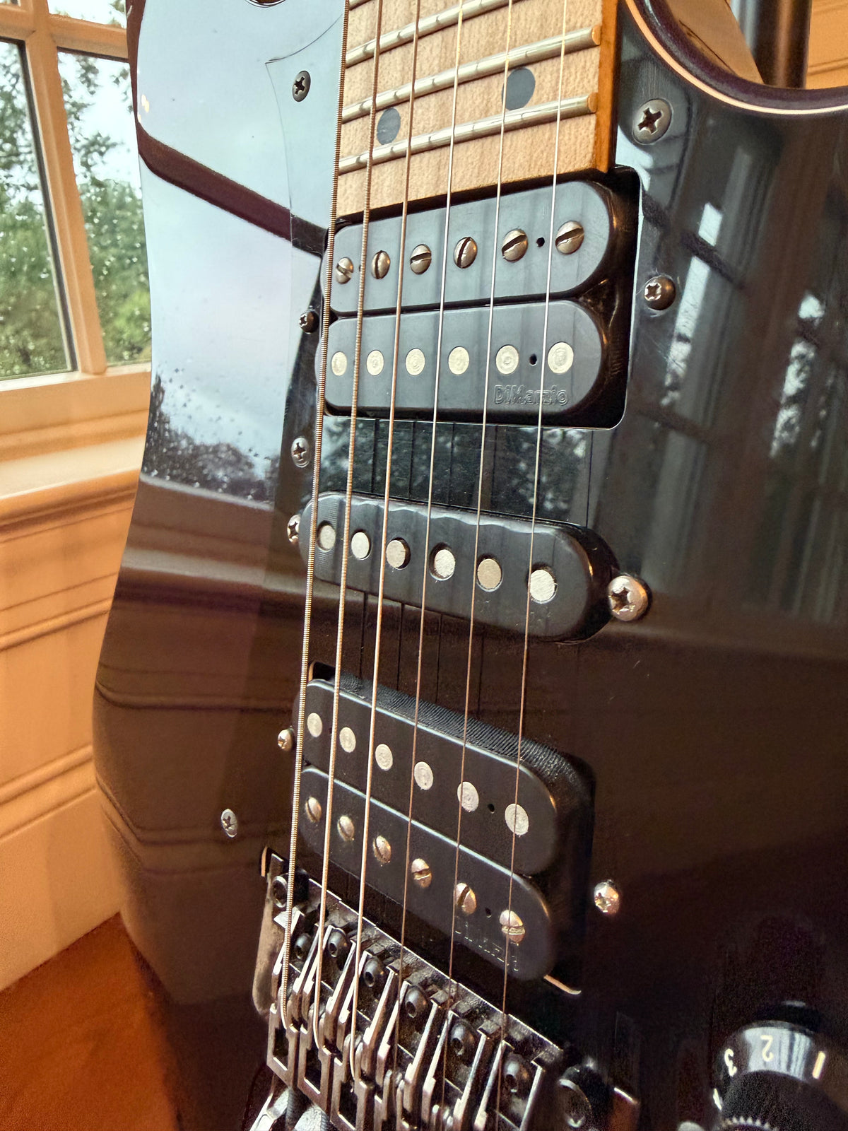 2016 Ibanez Prestige RG655M - Subterranean Purple Metallic