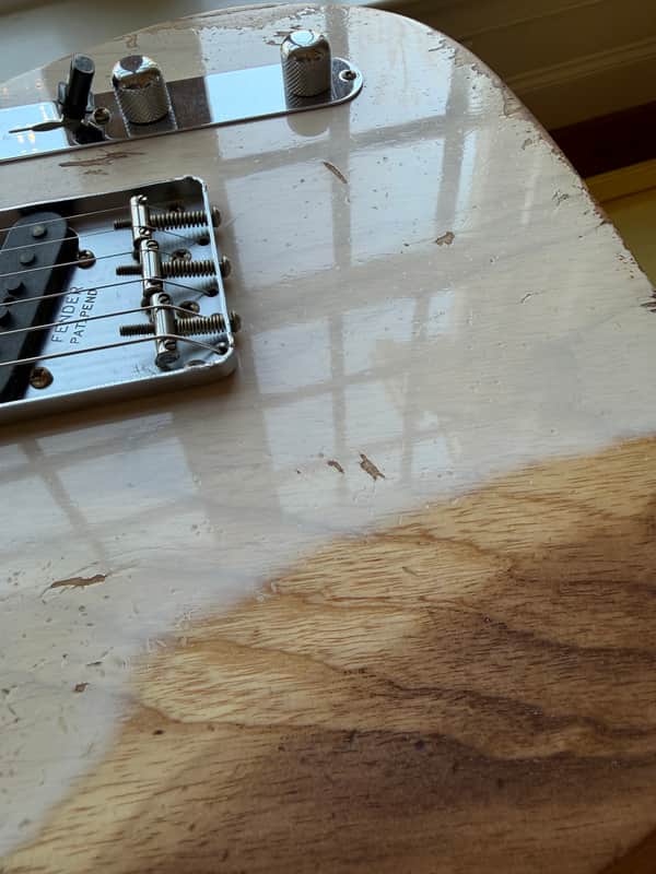 2025 Fender Custom Shop '57 Telecaster Super Heavy Relic LR25 Limited Edition - Aged Dirty White Blonde