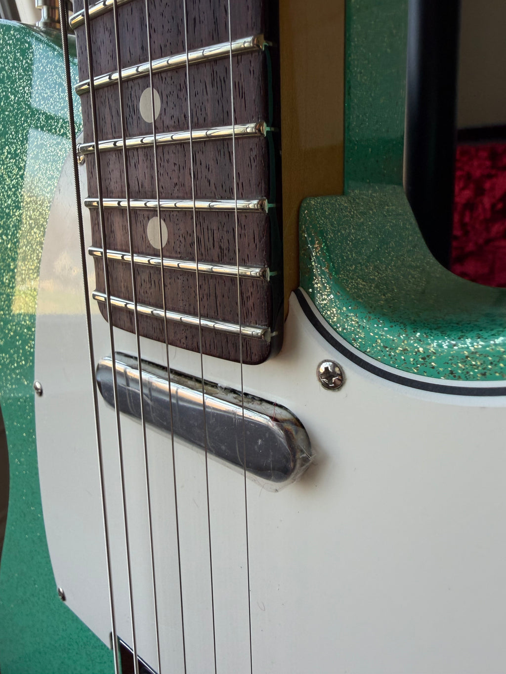 2025 Fender Custom Shop Telecaster W25 Custom Deluxe Limited Edition NOS - Seafoam Green Sparkle - Image 5