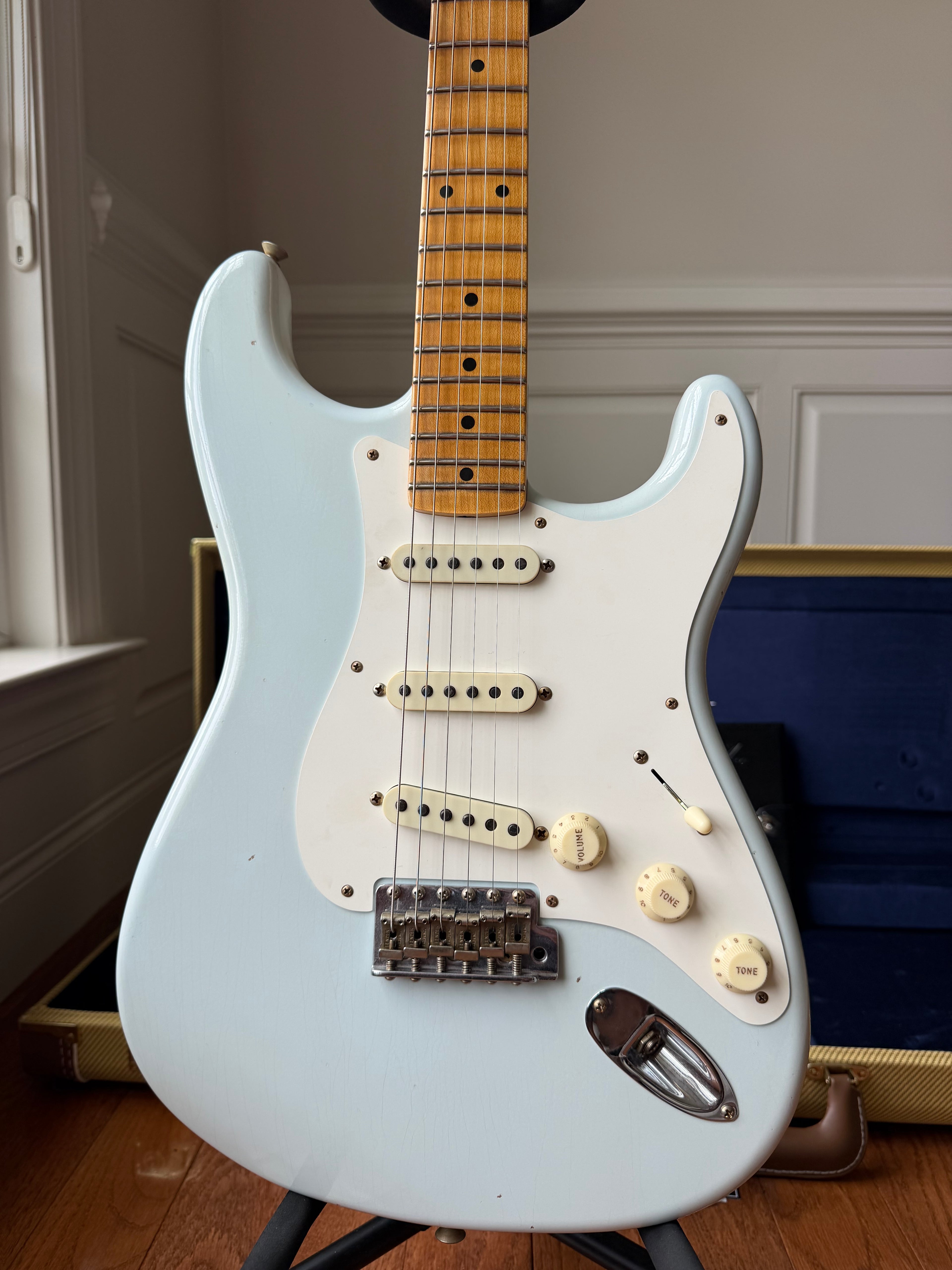 2025 Fender Custom Shop ‘56 Stratocaster S23 Limited Journeyman - Super Faded Aged Sonic Blue