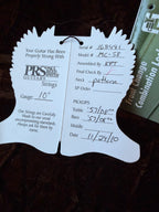 2010 PRS MC-58 McCarty Flame Maple Artist Top - Fire Red Burst