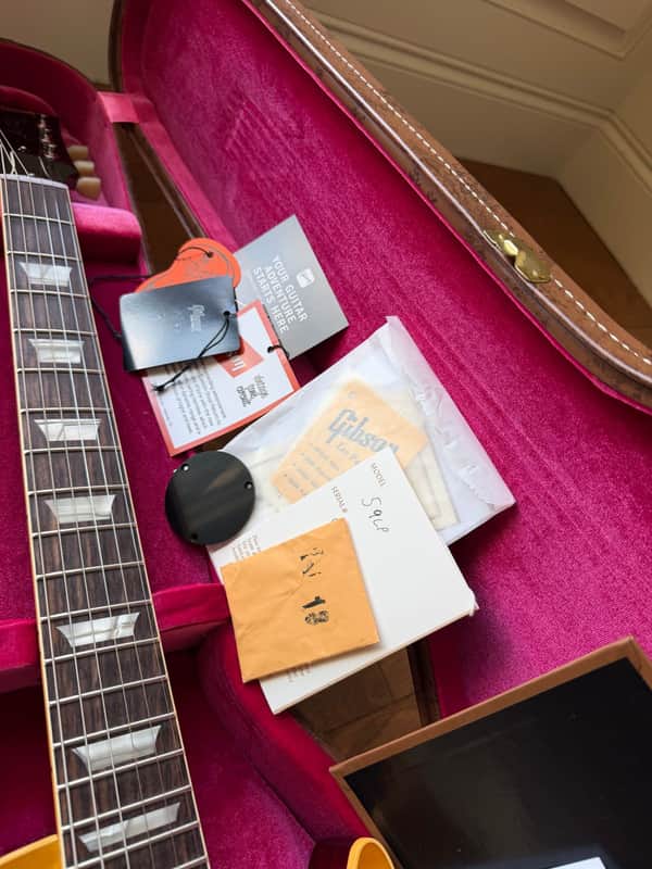 2026 Gibson Custom Shop Les Paul Standard ‘59 Reissue R9 VOS 8.4 lbs - Dirty Lemon Burst