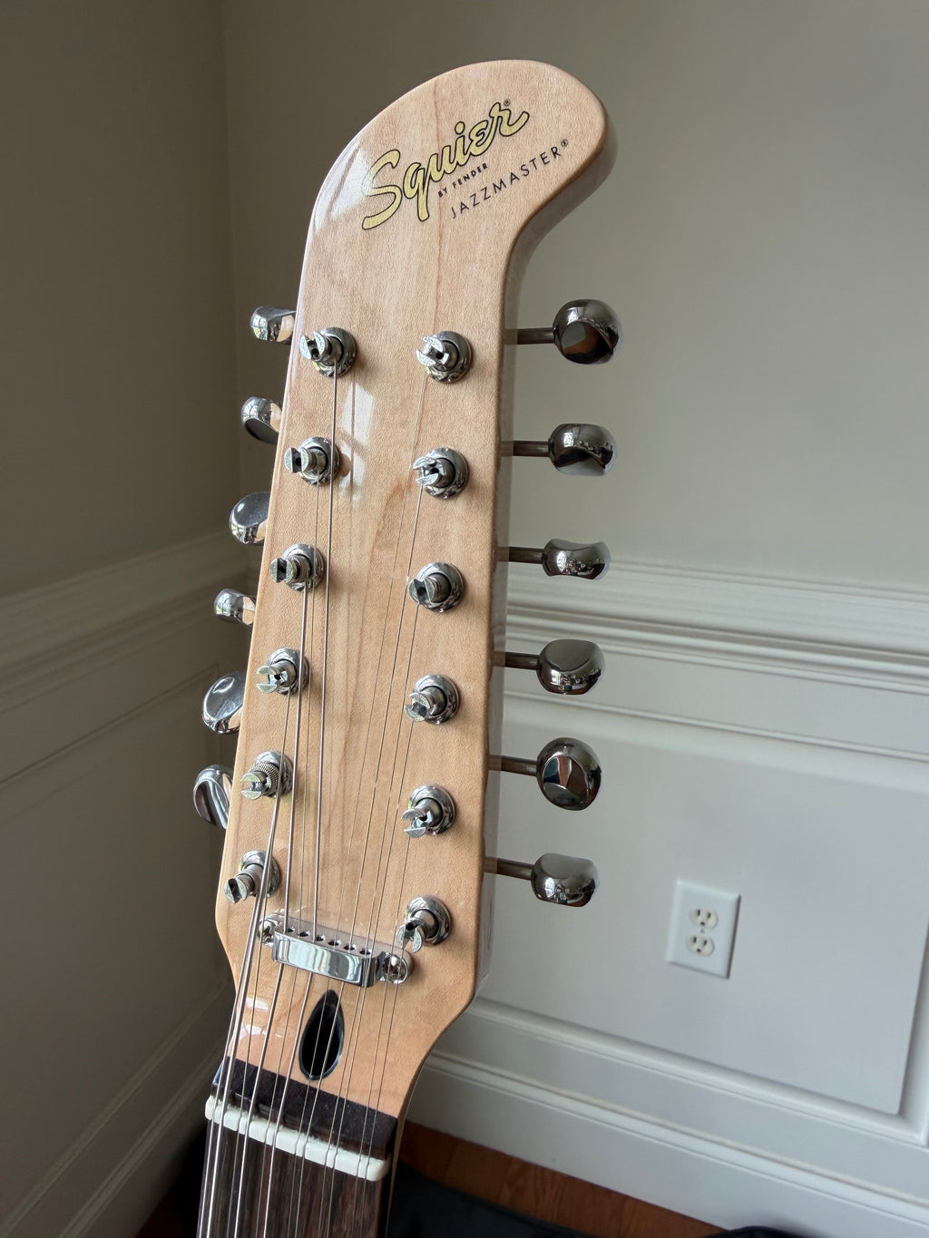 Squier Paranormal Jazzmaster XII 12-String Electric Guitar - Lake Placid Blue