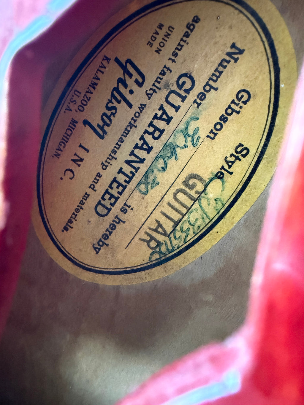 1965 Gibson ES-355 Factory Mono - Cherry Red - Image 6