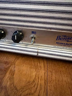 Benson Monarch Head - Oxblood Blue and White Pinstripes - Image 5