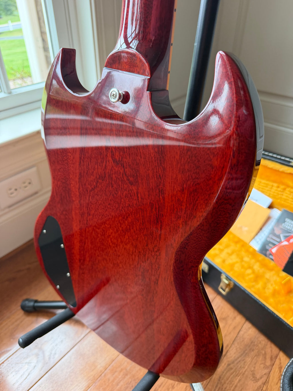 2026 Gibson Custom Shop Les Paul SG ‘61 Reissue VOS Stop Tail - Cherry Red