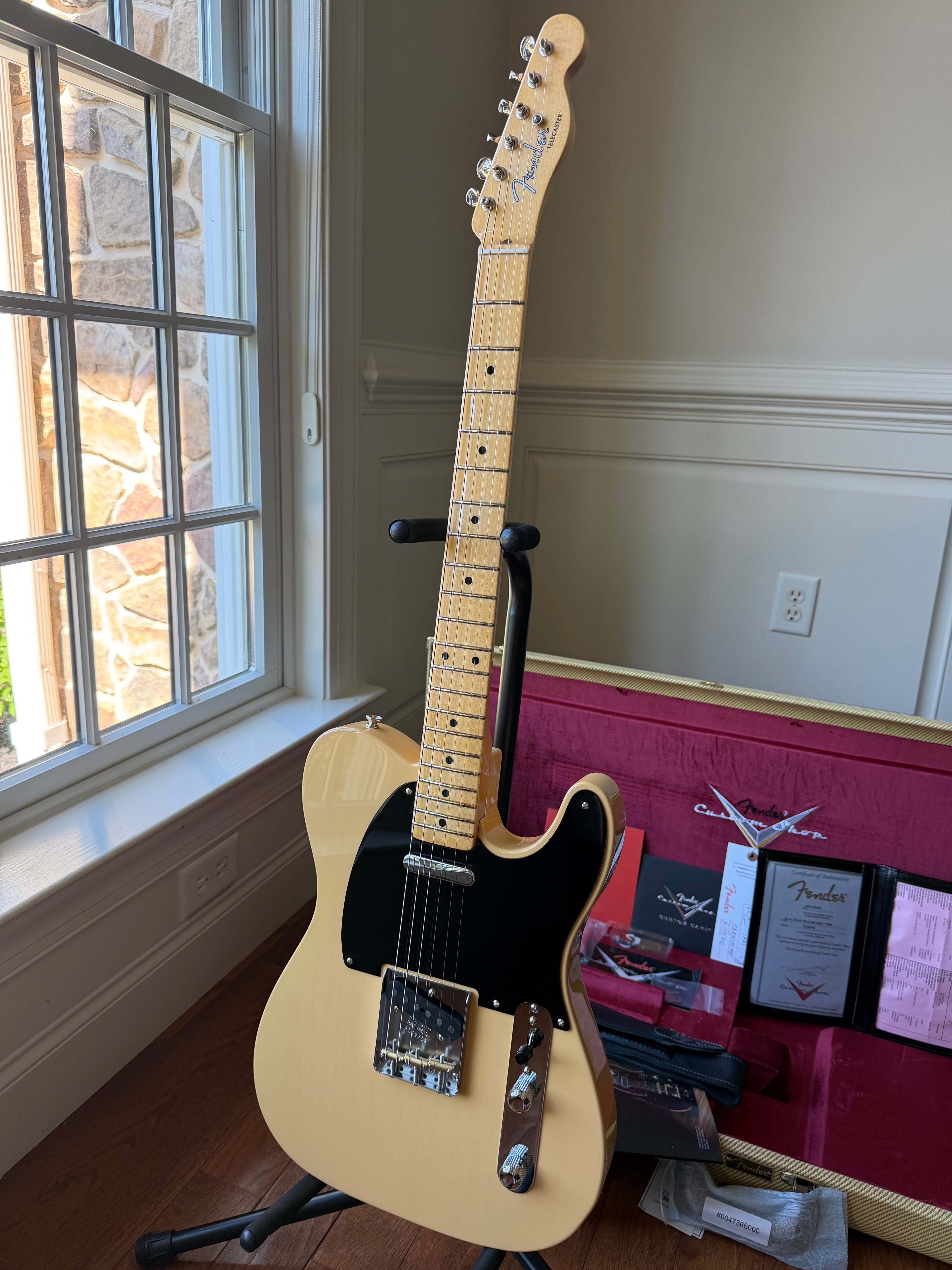2026 Fender Custom Shop ‘52 W19 Telecaster Limited Edition NOS - Faded Nocaster Blonde