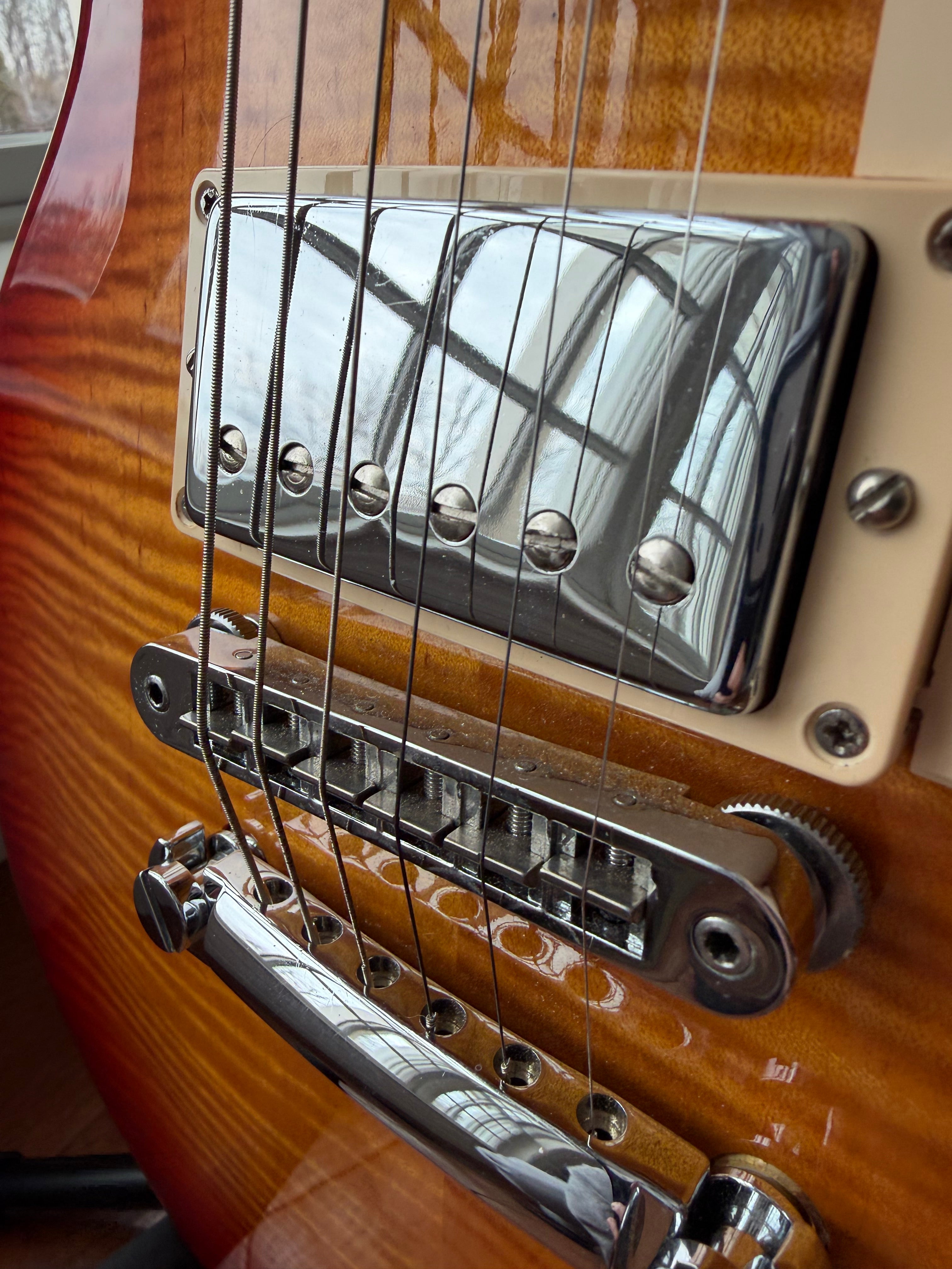 2016 Gibson Les Paul Traditional HP High Performance - Cherry Sunburst - Image 5