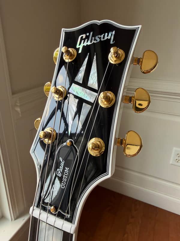 2026 Gibson Custom Shop Les Paul Custom Ebony Fretboard - Alpine White