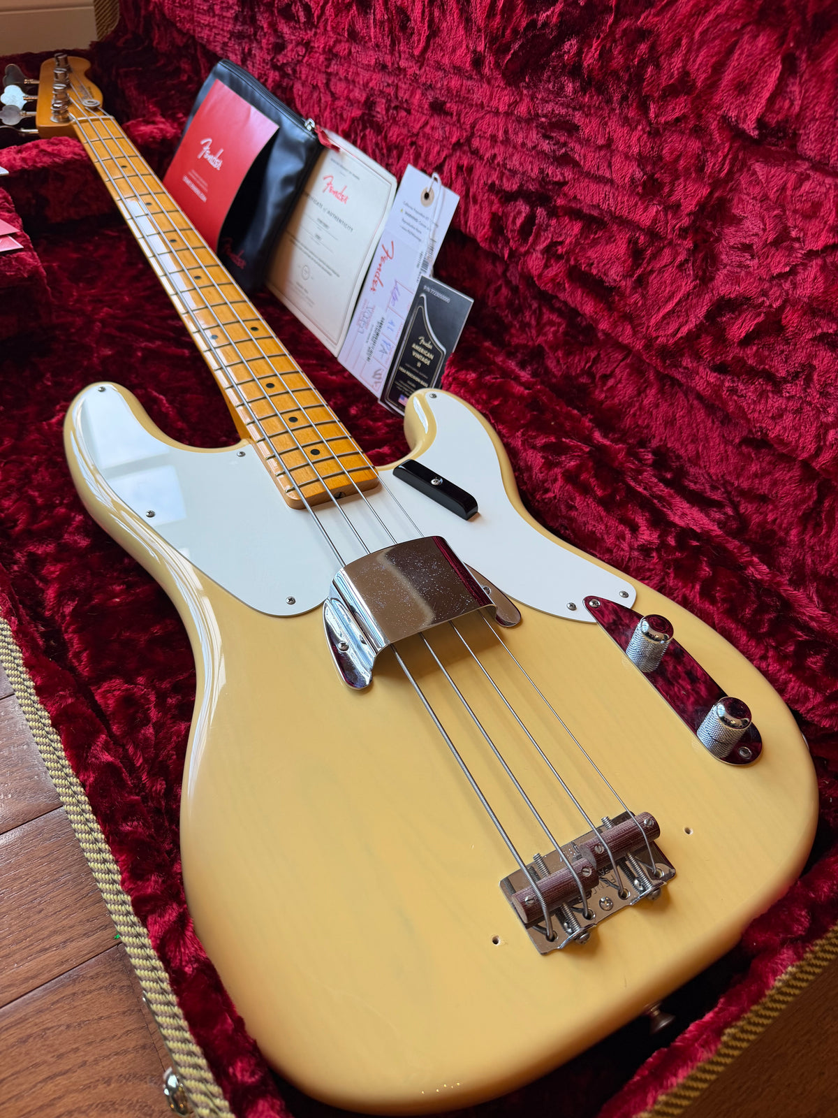 2023 Fender American Vintage II ‘54 Precision Bass - Vintage Blonde
