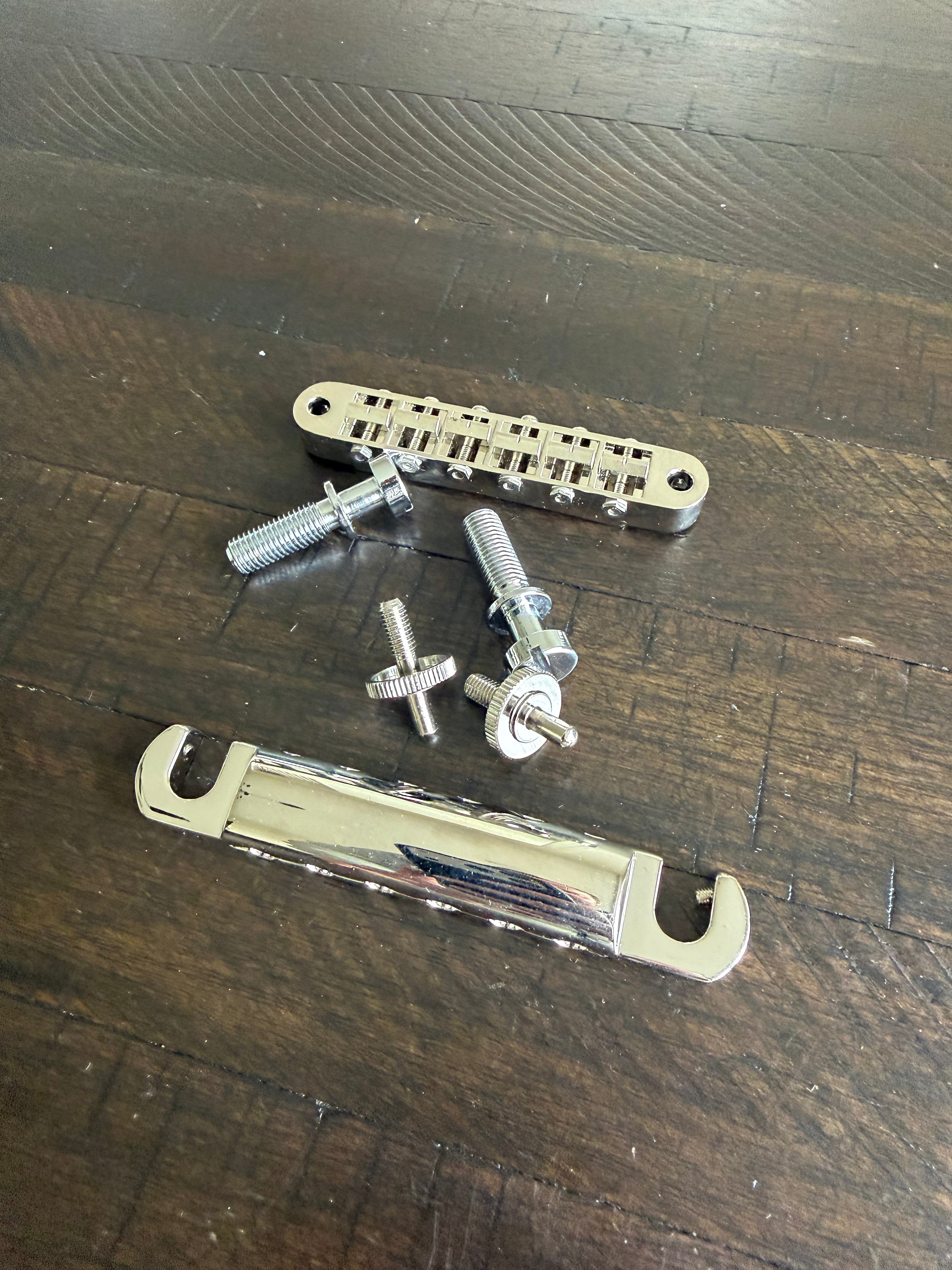 Tone Pros Locking Tailpiece and Bridge - Chrome