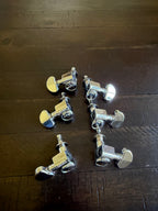 Grover Tuners Set of 6 3 x 3 - Chrome