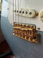 2025 Fender Custom Shop ‘65 Stratocaster Gold Hardware Channel Bound LTD LCC - Ice Blue Metallic
