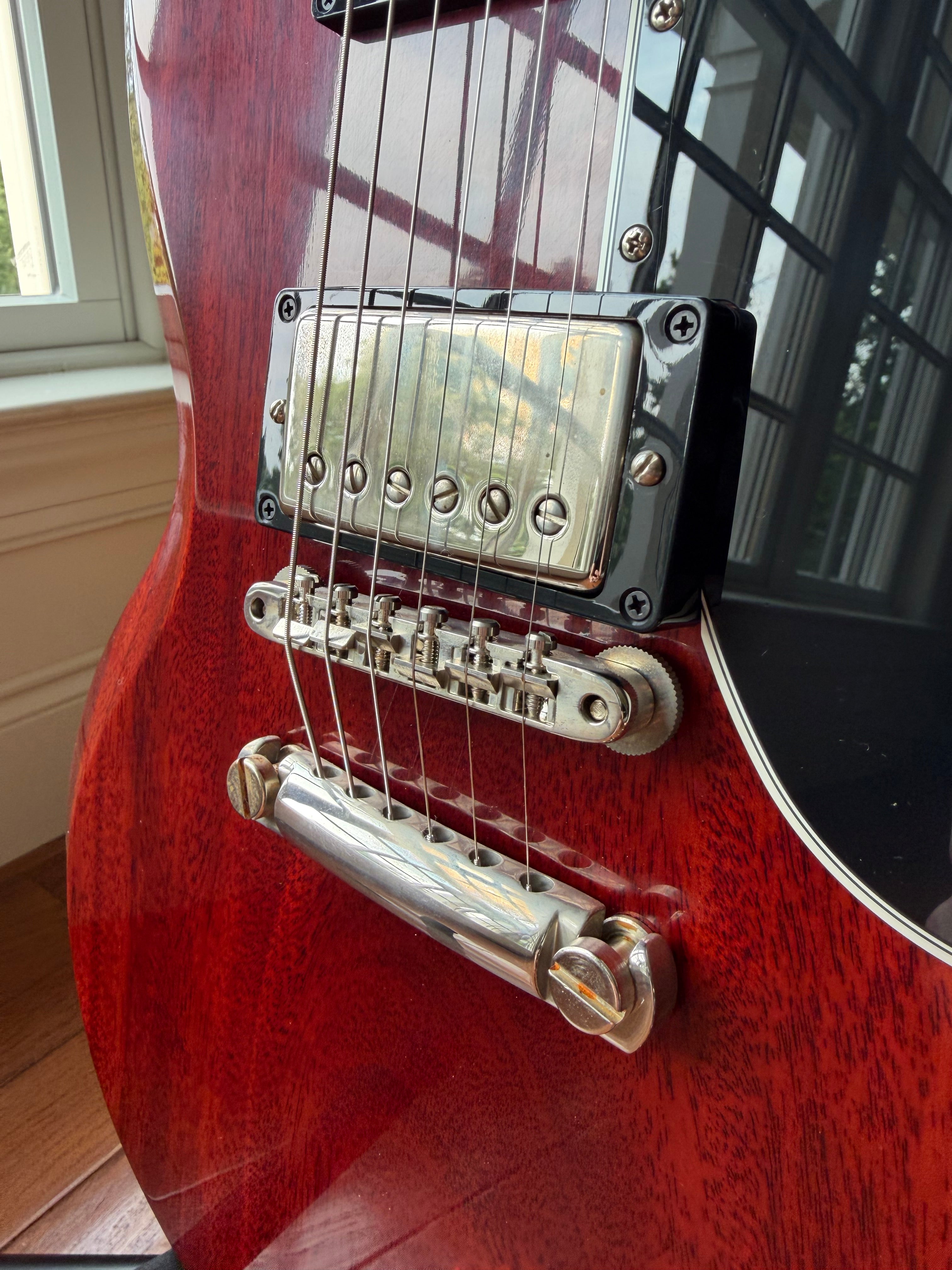 2026 Gibson Custom Shop ‘61 Les Paul SG Standard Stop Tail VOS - Cherry Red