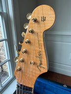 2025 Fender Custom Shop ‘65 Stratocaster Gold Hardware Channel Bound LTD LCC - Ice Blue Metallic