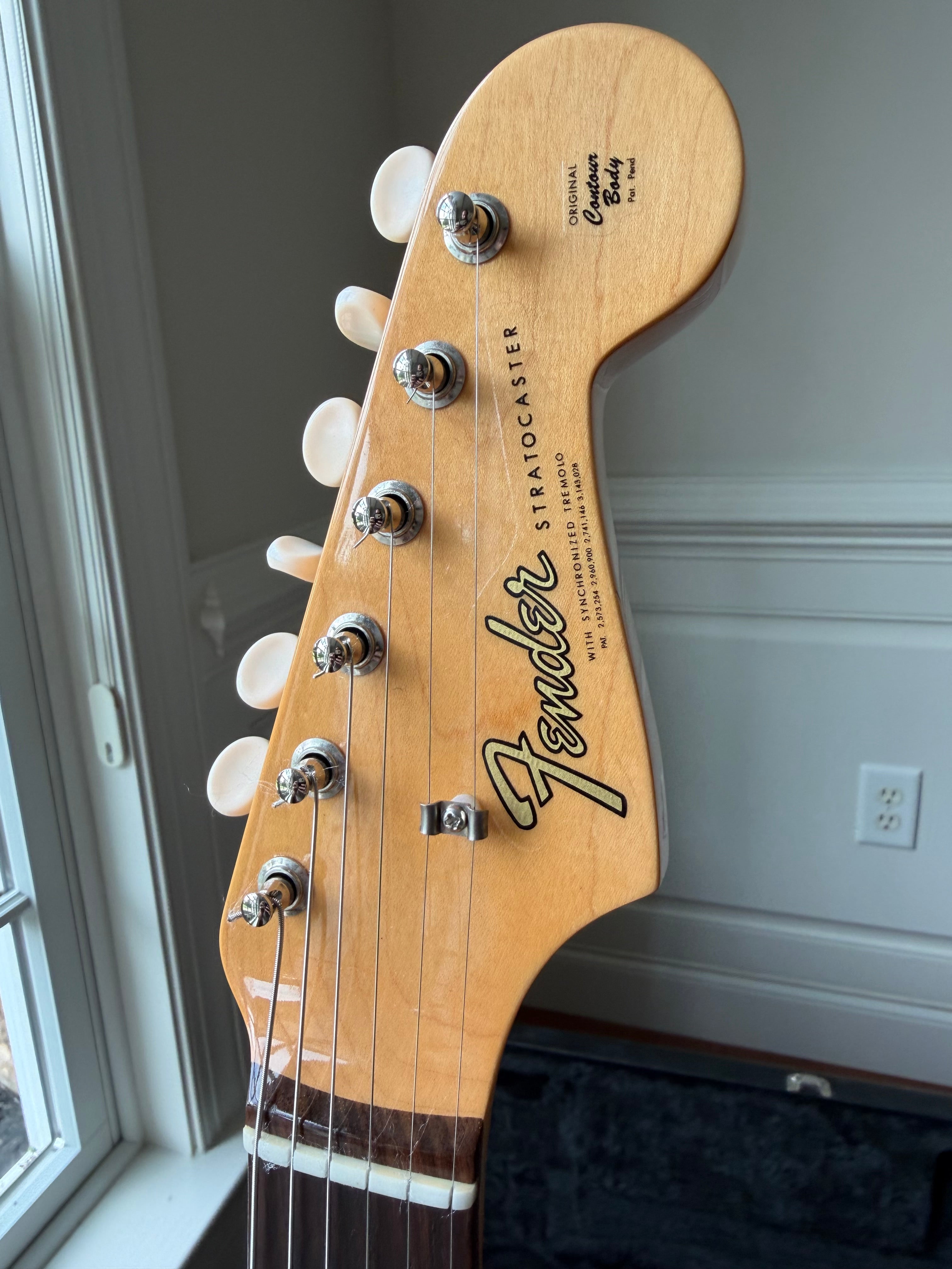 2021 Fender American Original 60s Stratocaster Rosewood - Shell Pink