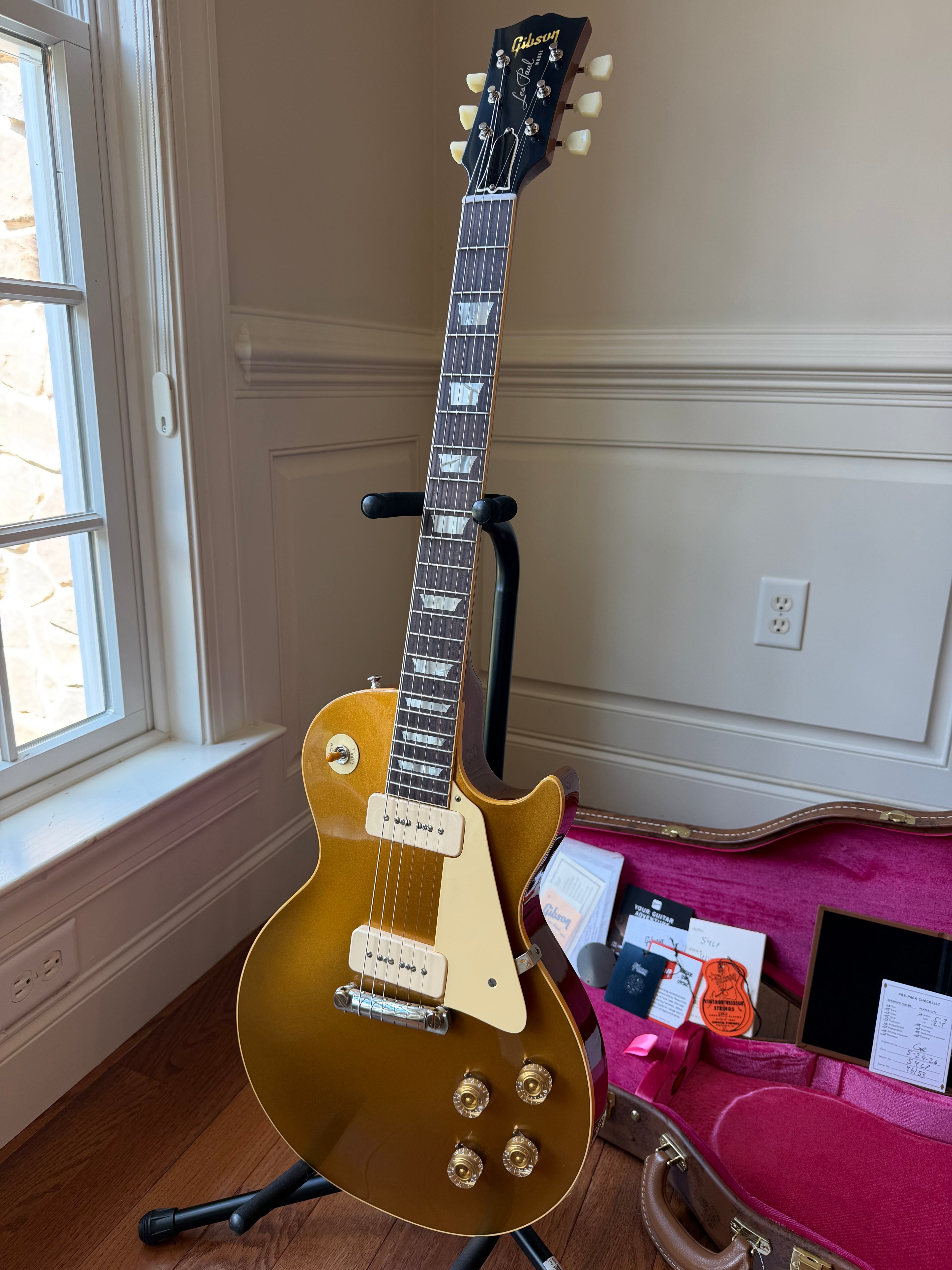 2026 Gibson Custom Shop Les Paul Standard ‘54 Reissue R4 VOS - Gold Top