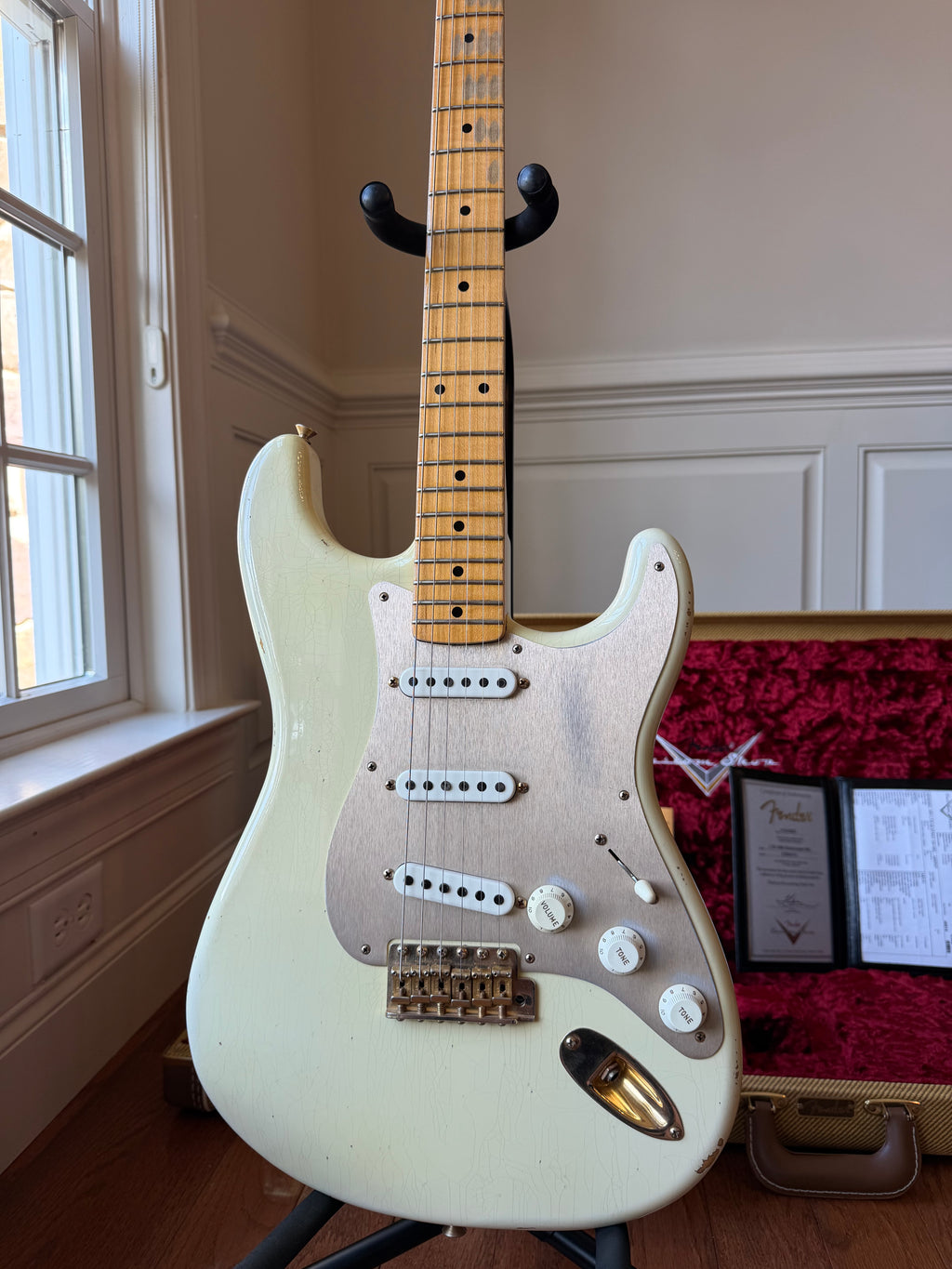 2021 Fender Custom Shop ‘55 Stratocaster Relic - Aged Desert Tan
