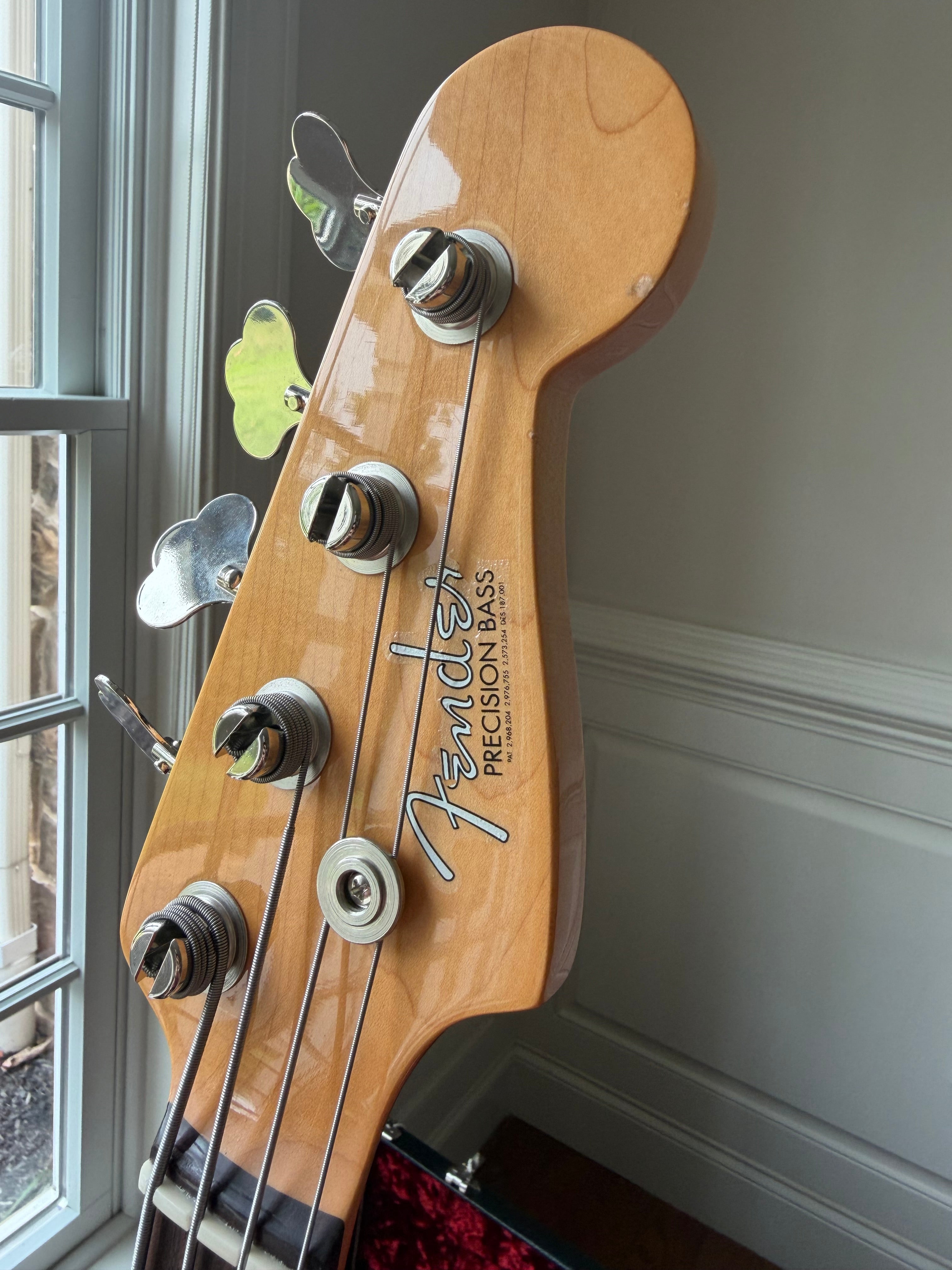 2022 Fender American Original 60s Precision Bass Rosewood - Lake Placid Blue