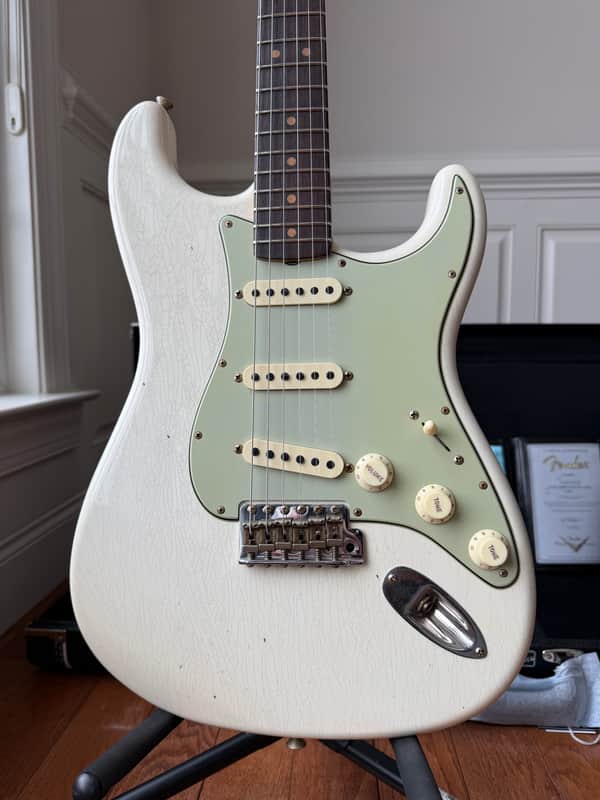 2026 Fender Custom Shop '64 Stratocaster L-Series Limited Journeyman - Aged Olympic White