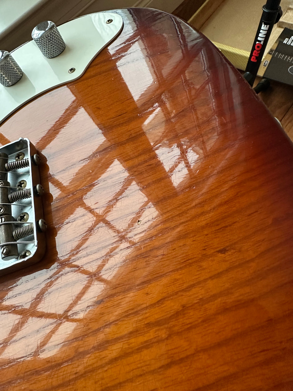2025 Fender Custom Shop Telecaster Thinline W25 50s Journeyman - Aged Violin Burst - Image 15