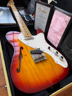 2025 Fender Custom Shop Telecaster Thinline W25 50s Journeyman - Aged Cherry Sunburst - Image 1
